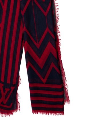 Louis Vuitton Karakoram Printed Shawl