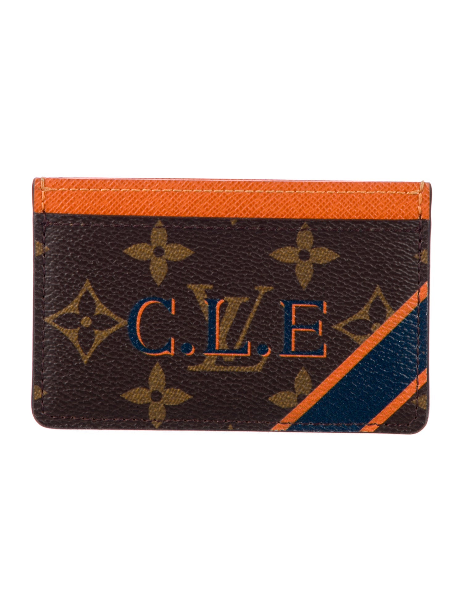 Louis Vuitton LV Monogram Coated Canvas Card Case