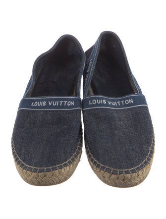 Louis Vuitton Denim Graphic Print Espadrilles