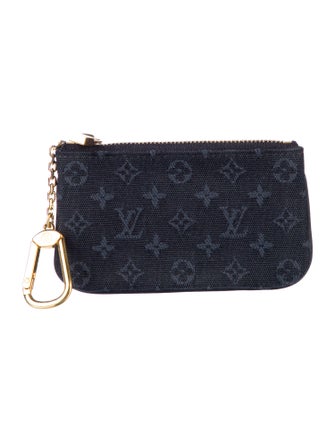 Louis Vuitton 2003 Monogram Mini Lin Pattern Key Holder