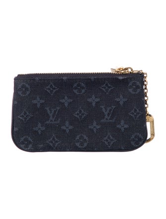 Louis Vuitton 2003 Monogram Mini Lin Pattern Key Holder