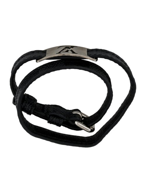 Louis Vuitton Damier Graphite Sign It Double Wrap Bracelet