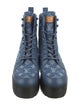 Louis Vuitton LV Monogram Denim Combat Boots