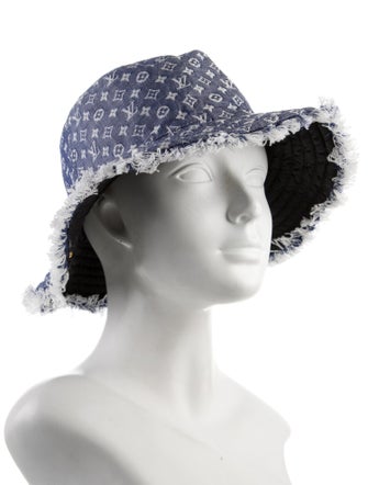 Louis Vuitton Bobbygram Denim Reversible Bucket Hat
