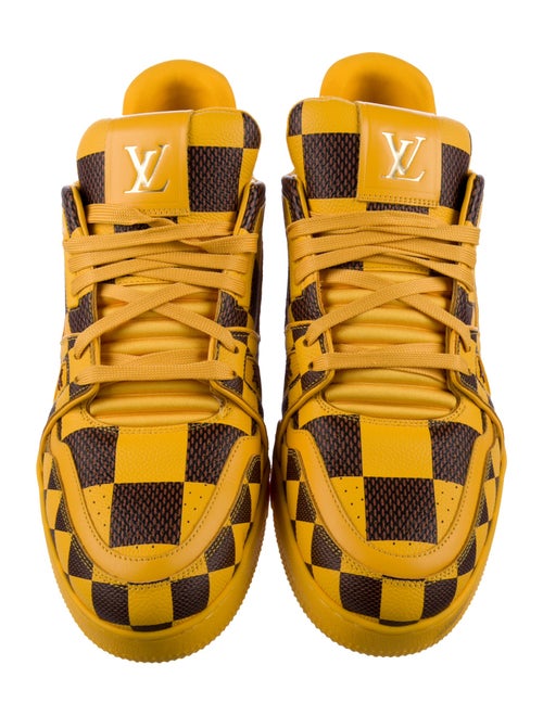 Louis Vuitton Leather Printed Sneakers