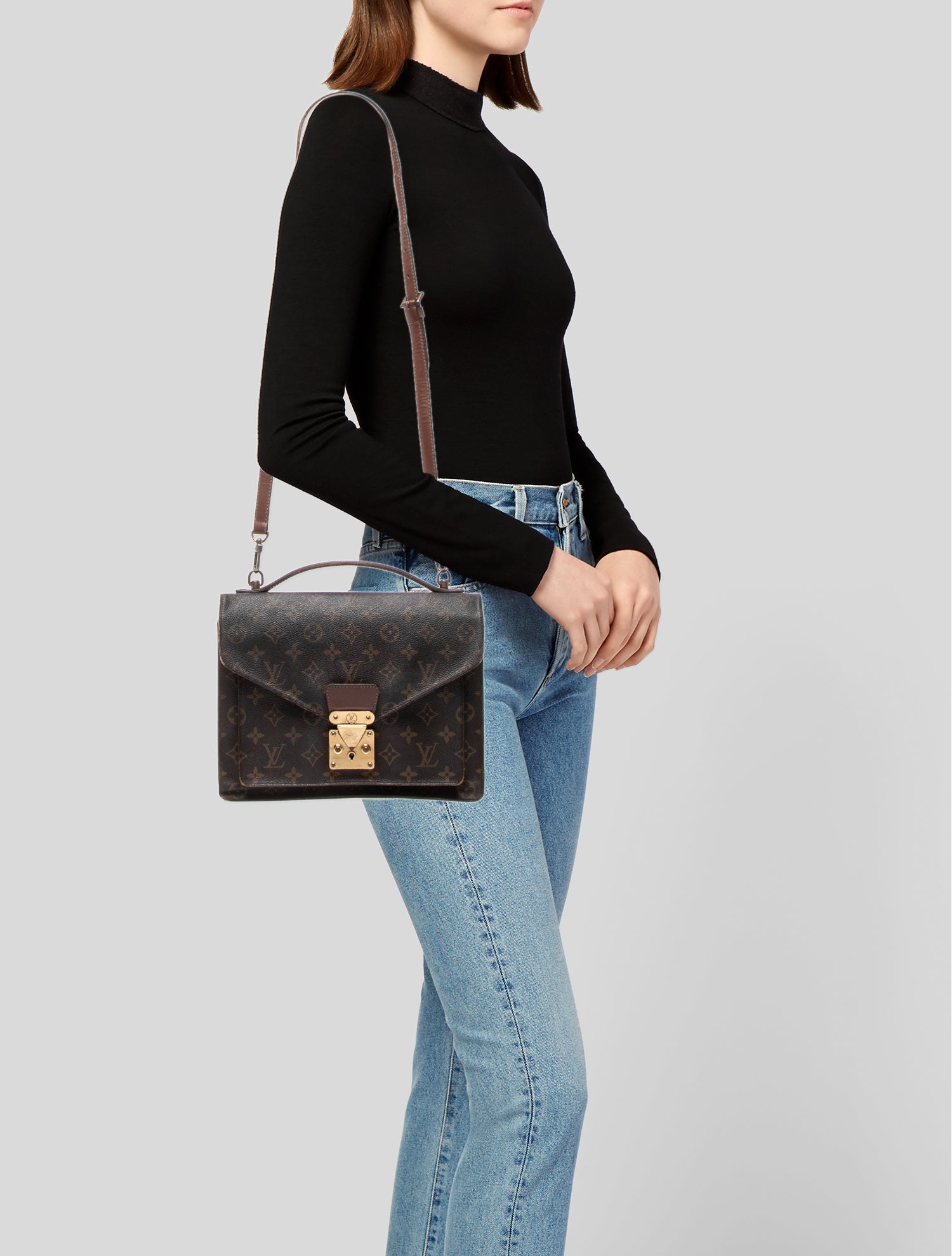 Louis Vuitton LV Monogram Monceau 28 Vintage