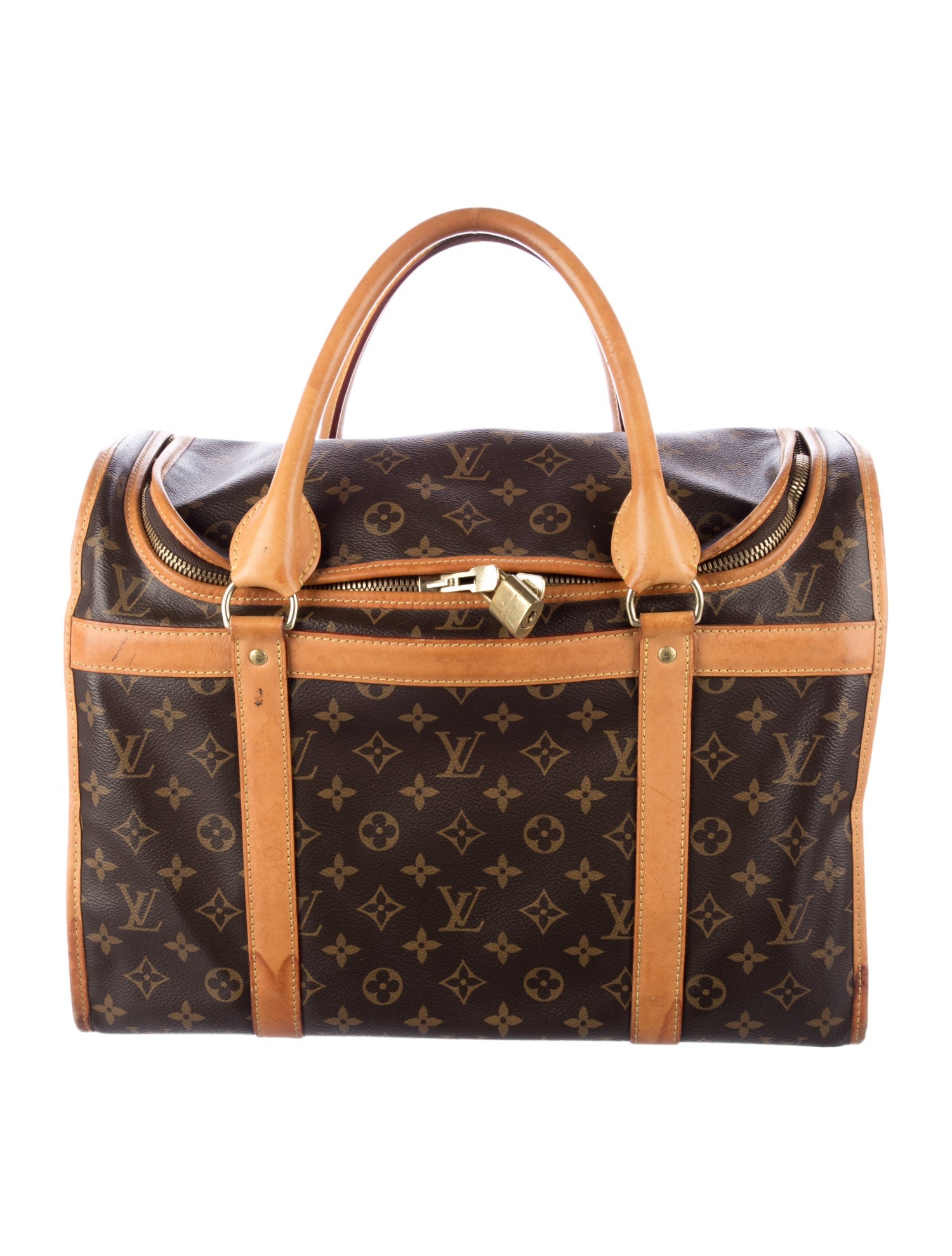 Louis Vuitton Monogram Sac Chien 40 Pet Carrier