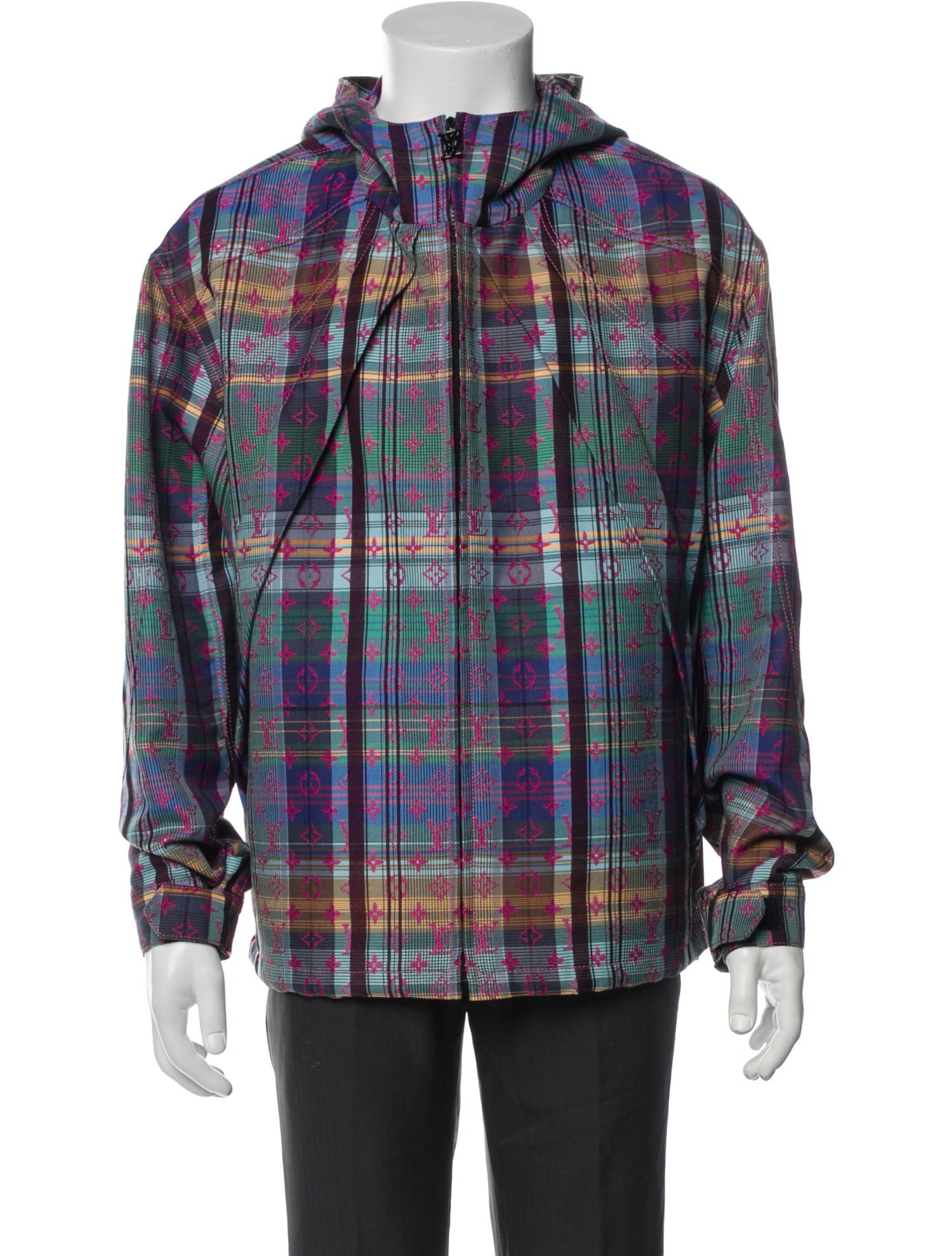Louis Vuitton 2021 Plaid Windbreaker