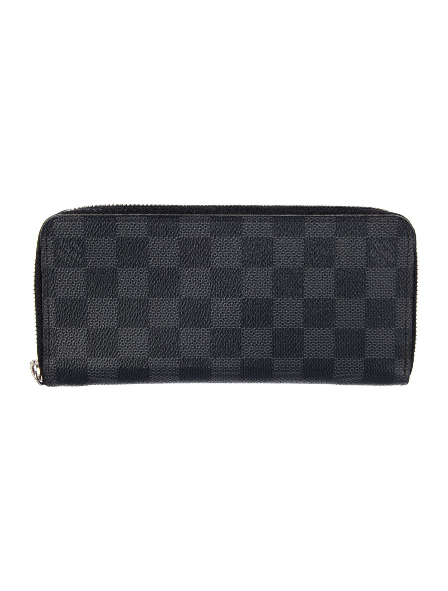 Louis Vuitton 2016 Damier Graphite Pattern Zippy Wallet