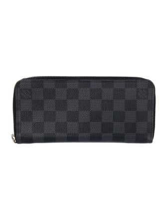 Louis Vuitton 2016 Damier Graphite Pattern Zippy Wallet