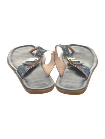 Louis Vuitton LV Monogram Denim Slides
