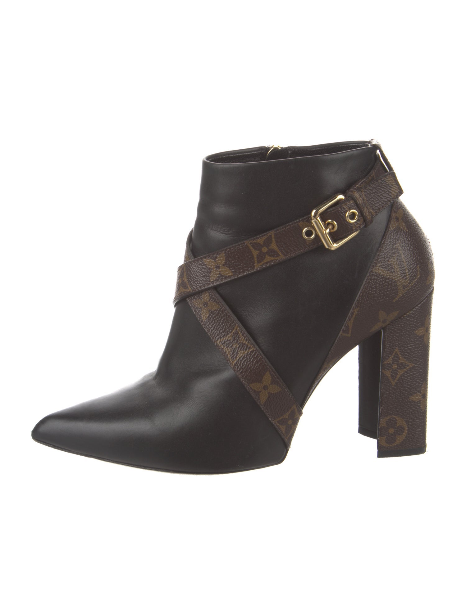 Louis Vuitton LV Monogram Leather Boots