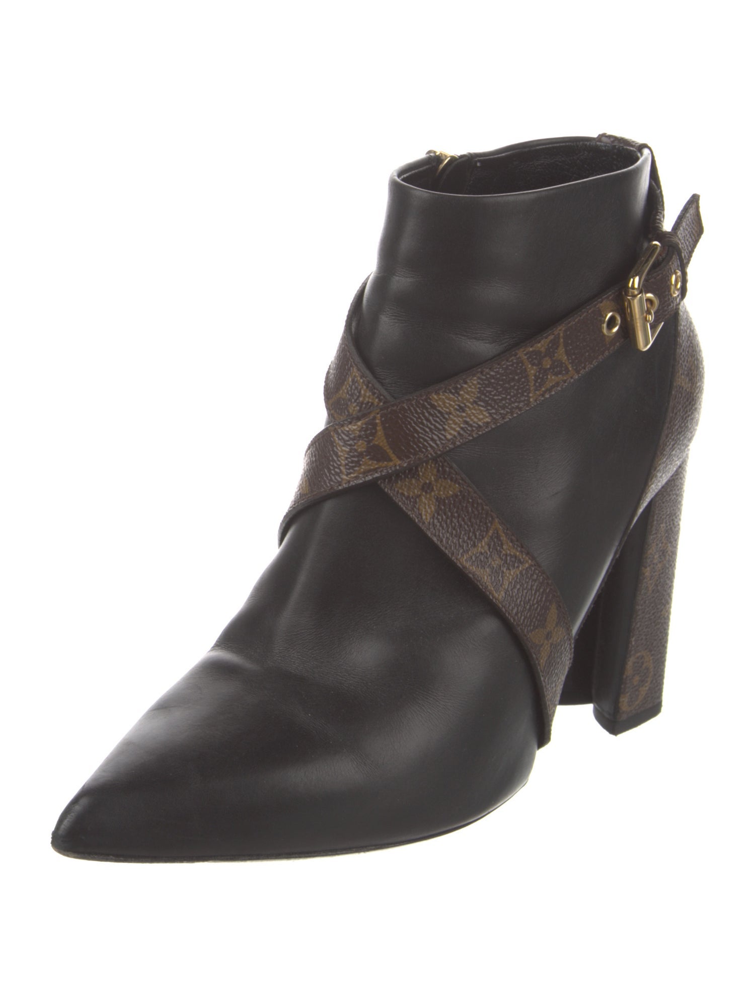 Louis Vuitton LV Monogram Leather Boots