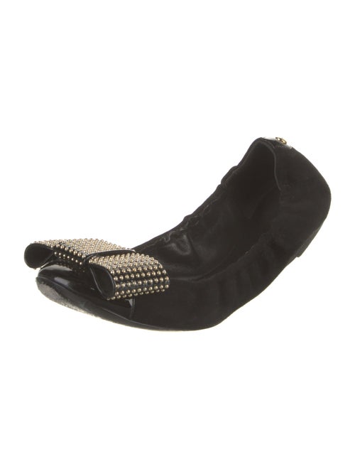 Louis Vuitton LV Monogram Suede Ballet Flats