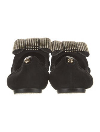 Louis Vuitton LV Monogram Suede Ballet Flats