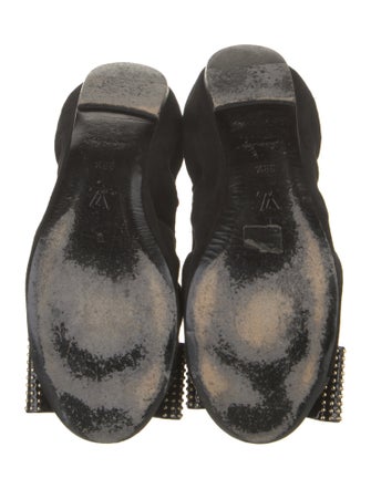 Louis Vuitton LV Monogram Suede Ballet Flats