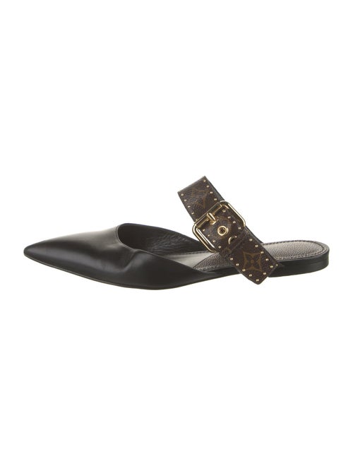 Louis Vuitton LV Monogram Leather Mules