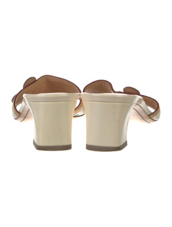 Louis Vuitton LV Monogram Leather Slides