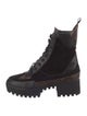 Louis Vuitton LV Monogram Leather Combat Boots