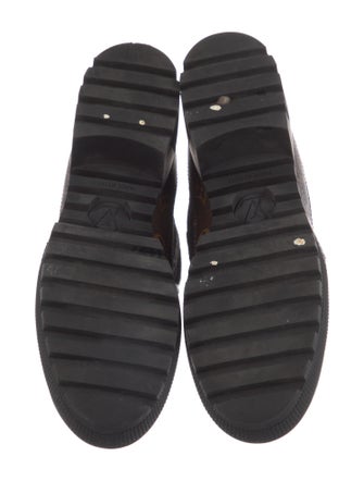 Louis Vuitton LV Monogram Leather Combat Boots