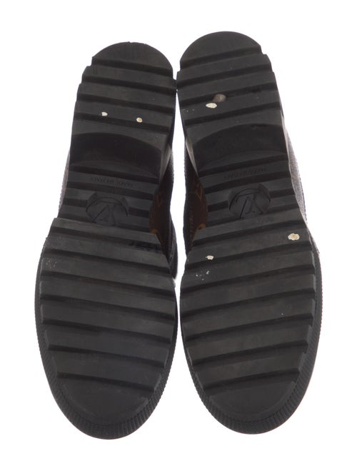 Louis Vuitton LV Monogram Leather Combat Boots