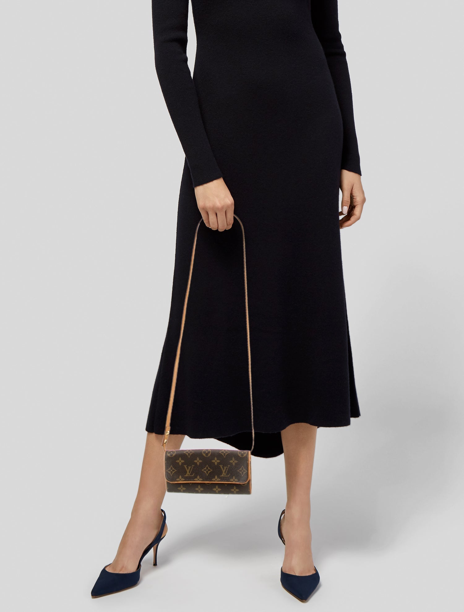 Louis Vuitton Coated Canvas Twin PM