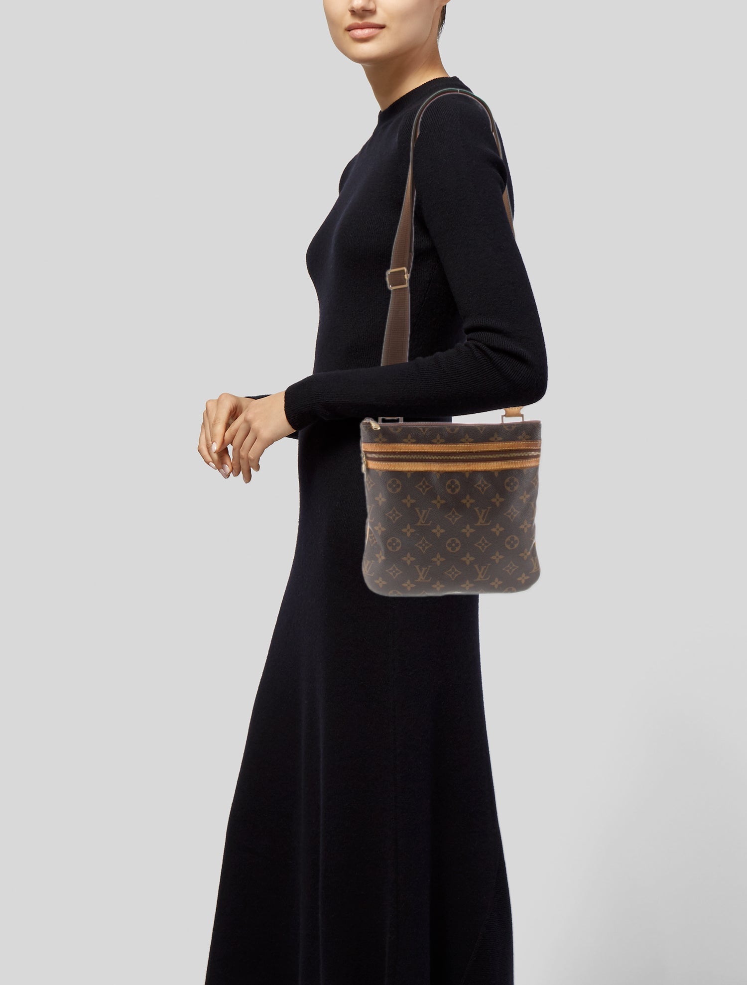 Louis Vuitton LV Monogram Pochette Bosphore Vintage