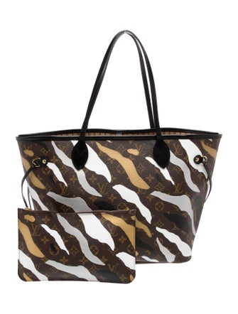 Louis Vuitton LV Monogram Neverfull w/Pouch MM