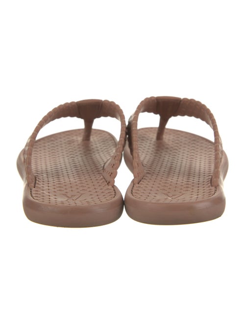 Louis Vuitton LV Monogram Rubber Flip Flops