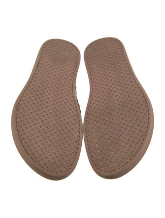 Louis Vuitton LV Monogram Rubber Flip Flops