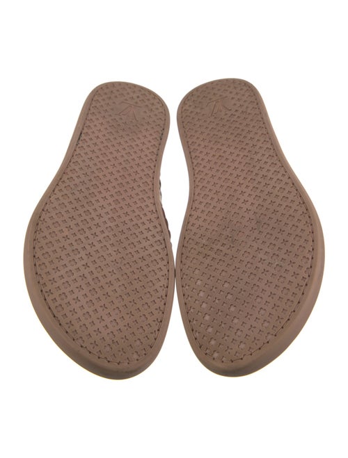 Louis Vuitton LV Monogram Rubber Flip Flops