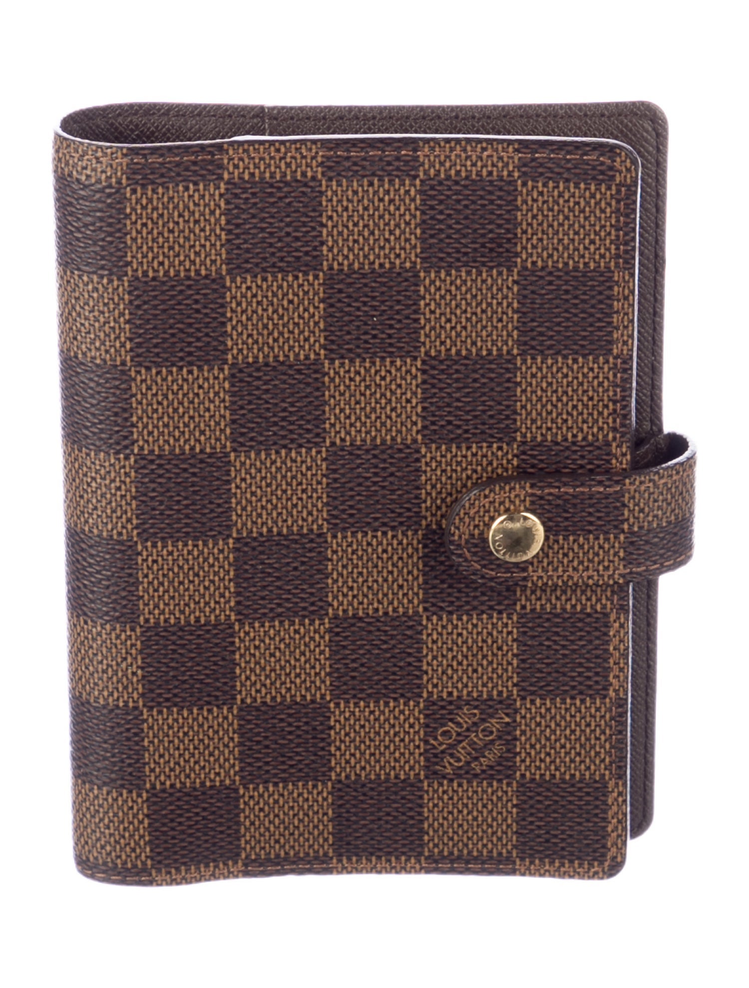 Louis Vuitton Damier Ebene Small Ring Agenda Cover