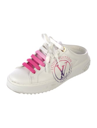 Louis Vuitton LV Monogram Leather Mules