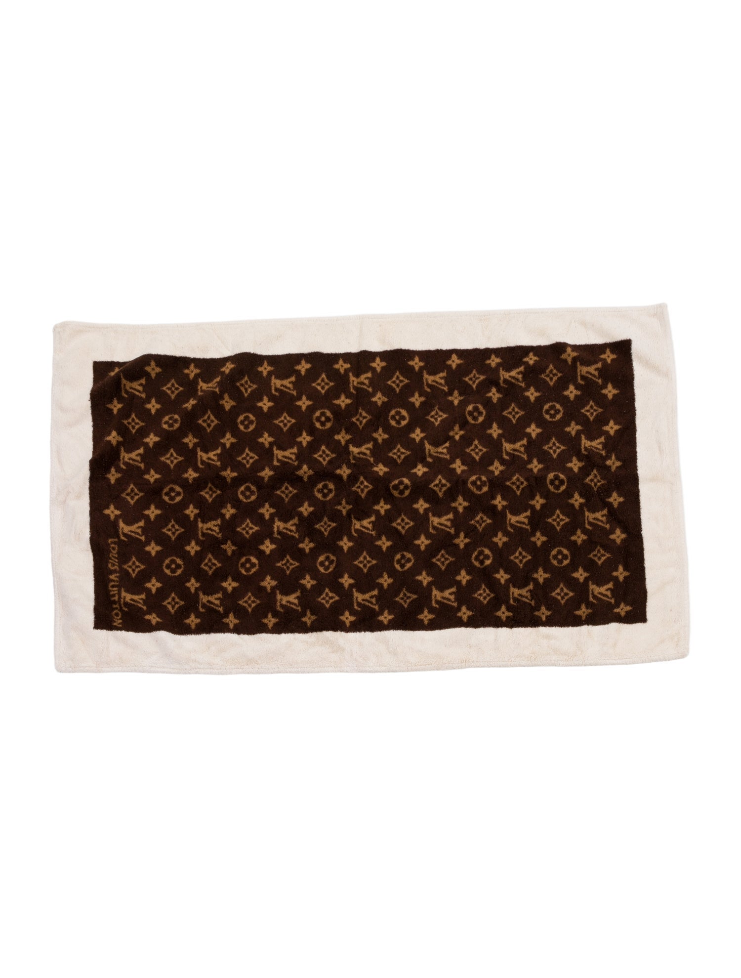 Louis Vuitton Cotton Monogram Beach Towel