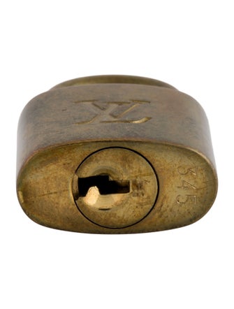 Louis Vuitton Brass Lock & Key Set