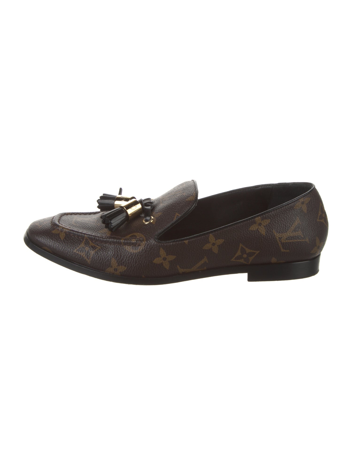 Louis Vuitton LV Monogram Leather Loafers