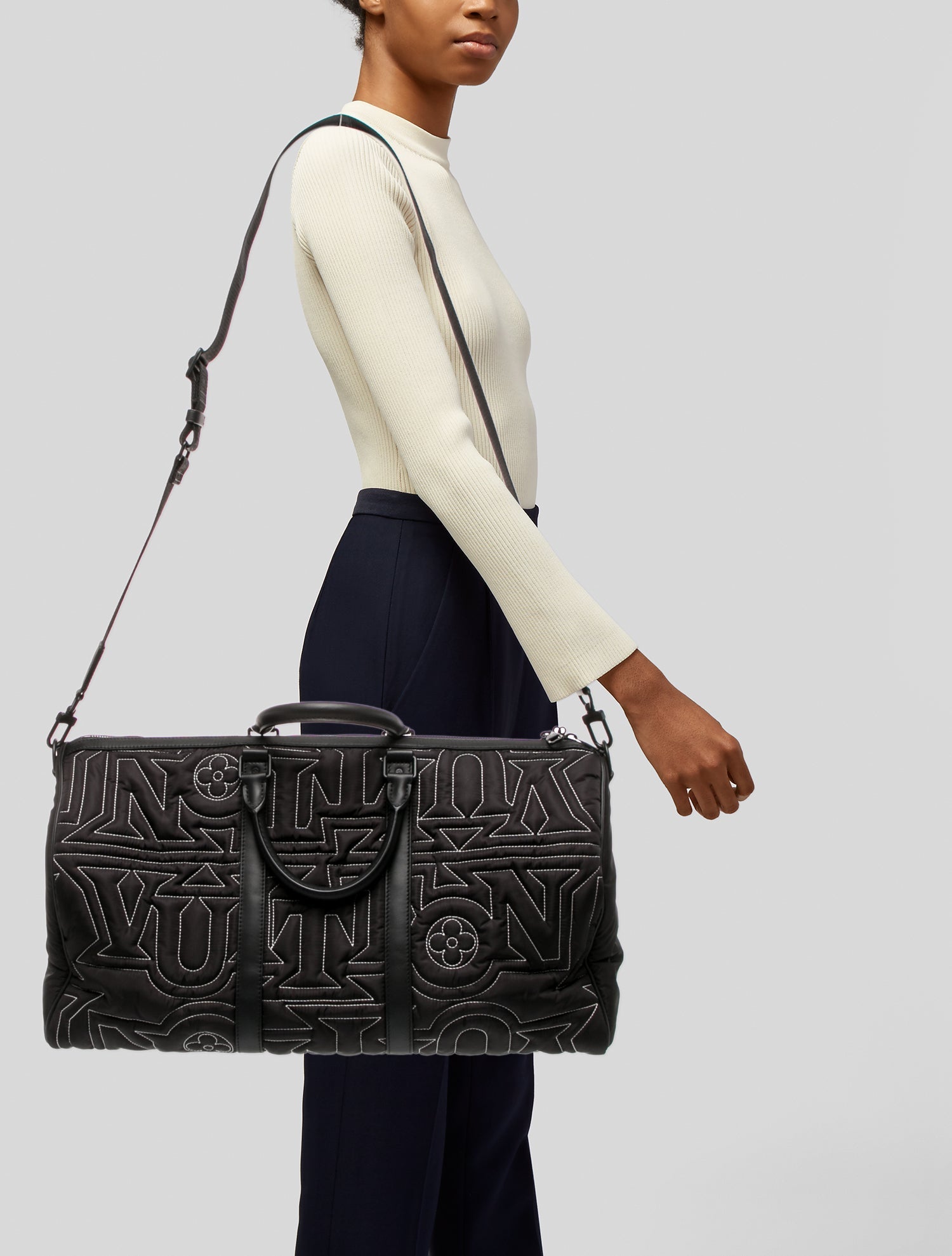 Louis Vuitton Nylon Keepall 50