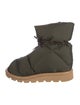 Louis Vuitton Monogram Pattern Nylon Lace-Up Boots