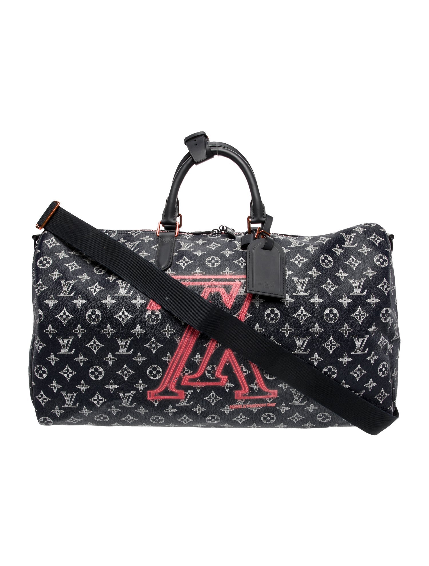 Louis Vuitton LV Monogram Ink Upside Down Keepall Bandouliere 50