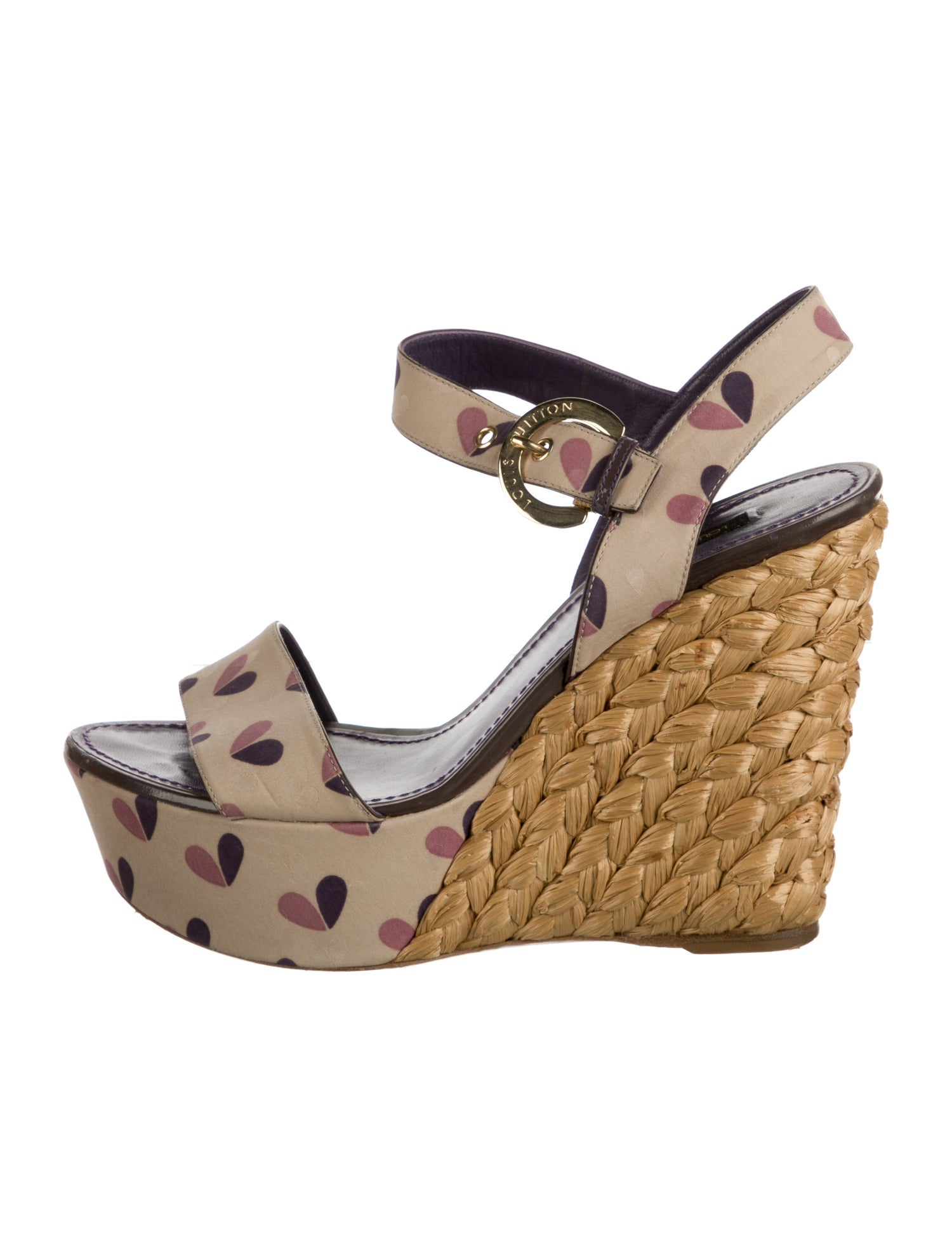 Louis Vuitton Jute Printed Espadrilles