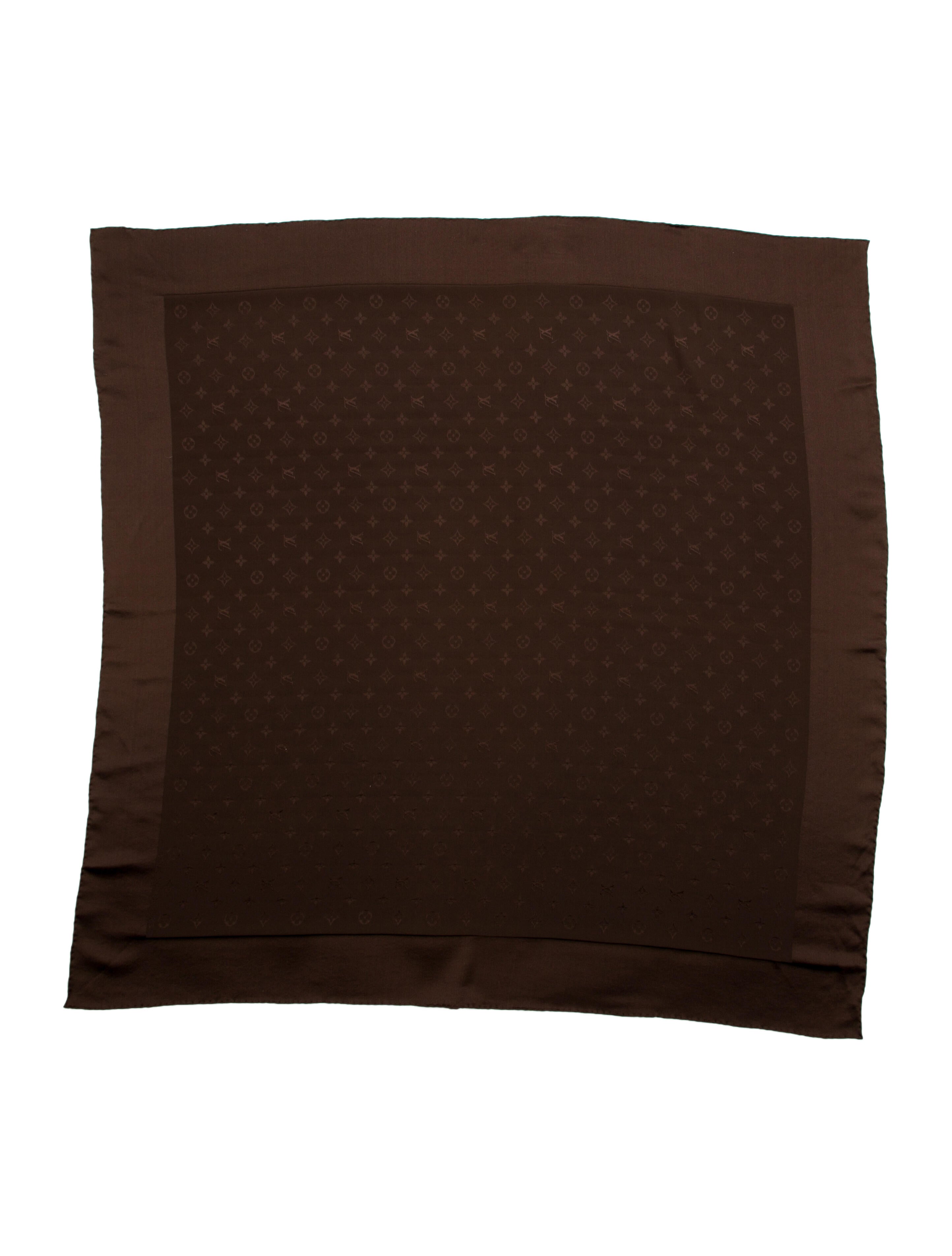 Louis Vuitton Silk LV Monogram Scarf