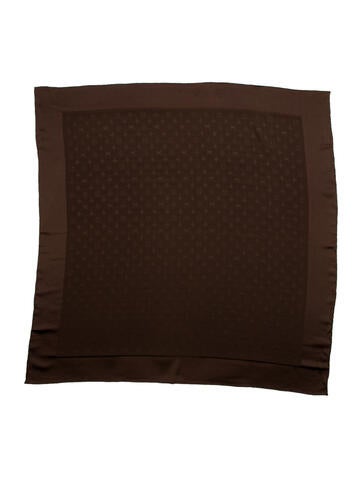 Louis Vuitton Scarves and Shawls Silk LV Monogram Scarf