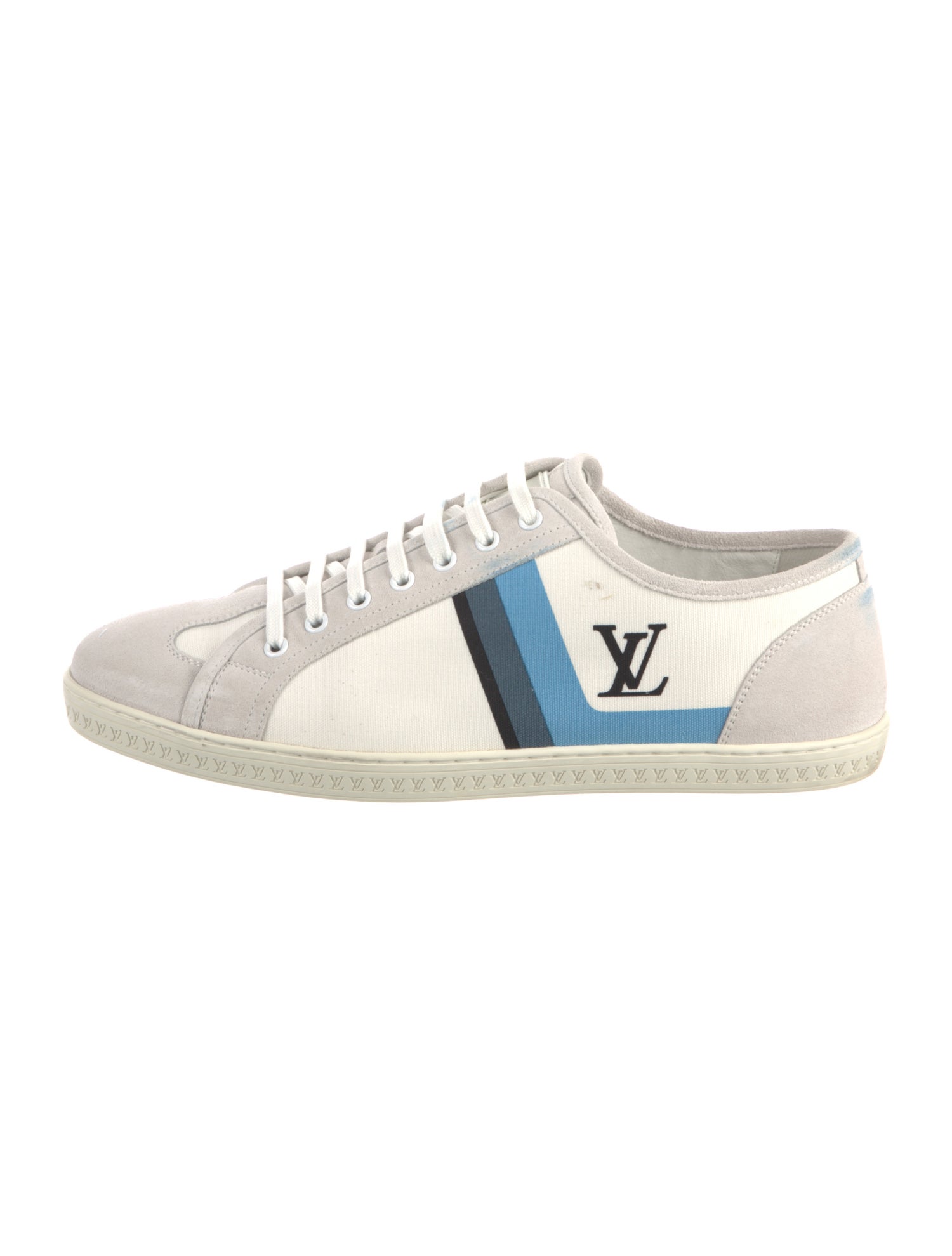 Louis Vuitton LV Monogram Suede Sneakers
