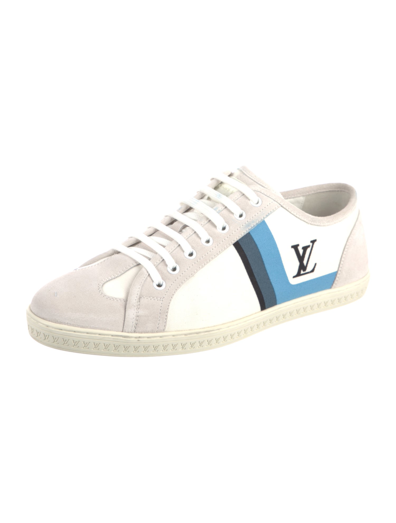Louis Vuitton LV Monogram Suede Sneakers