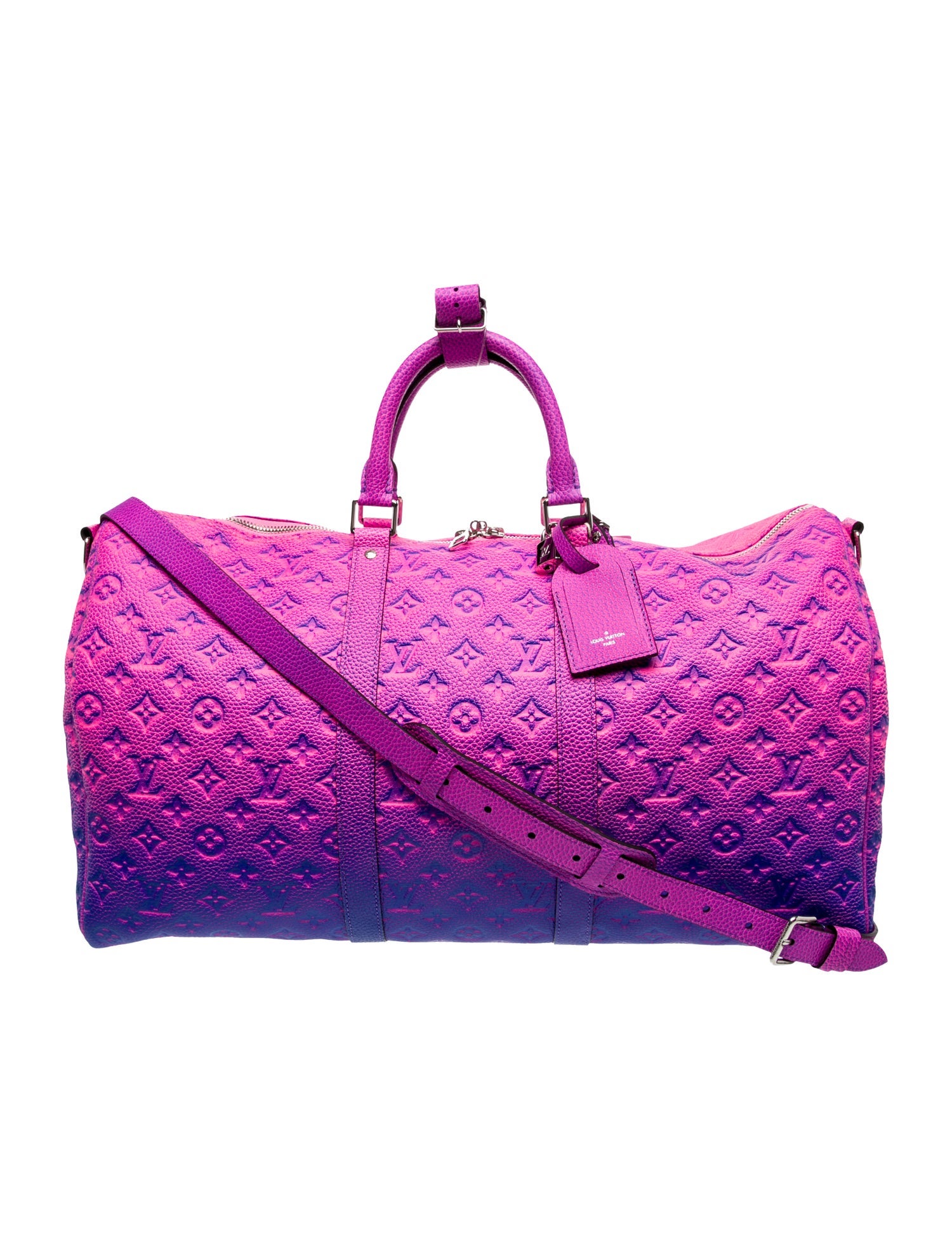 Louis Vuitton Taurillon Illusion Keepall Bandouliere 50