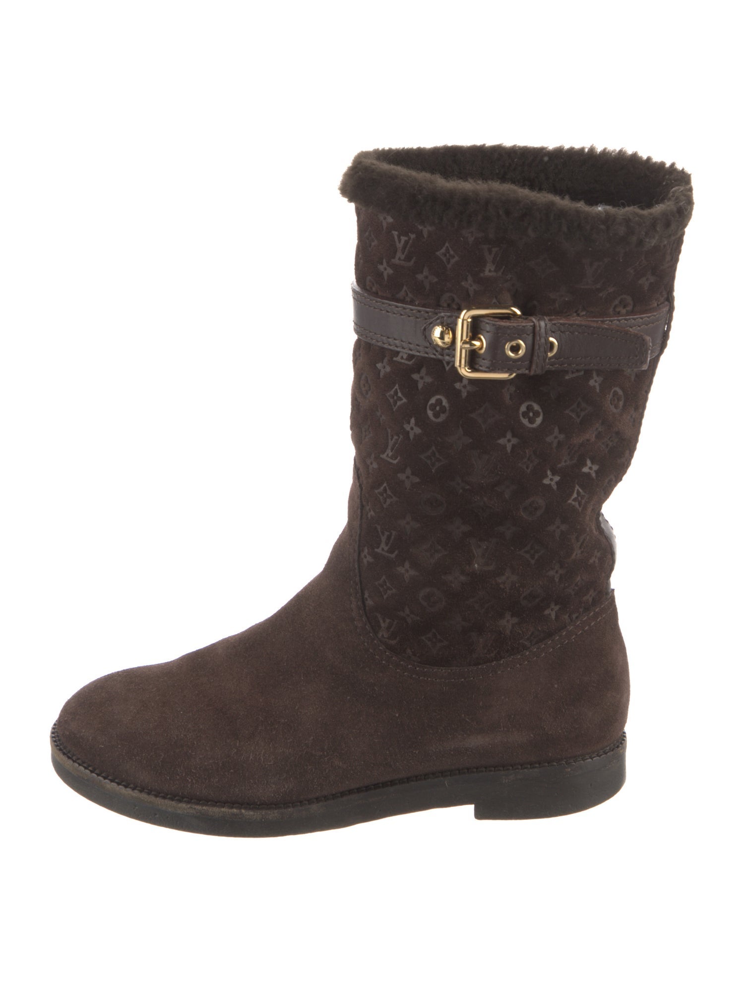 Louis Vuitton LV Monogram Suede Boots