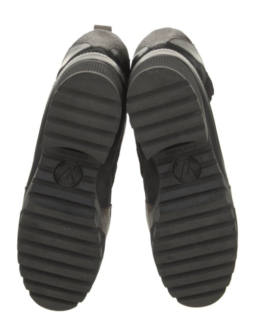 Louis Vuitton LV Monogram Suede Combat Boots