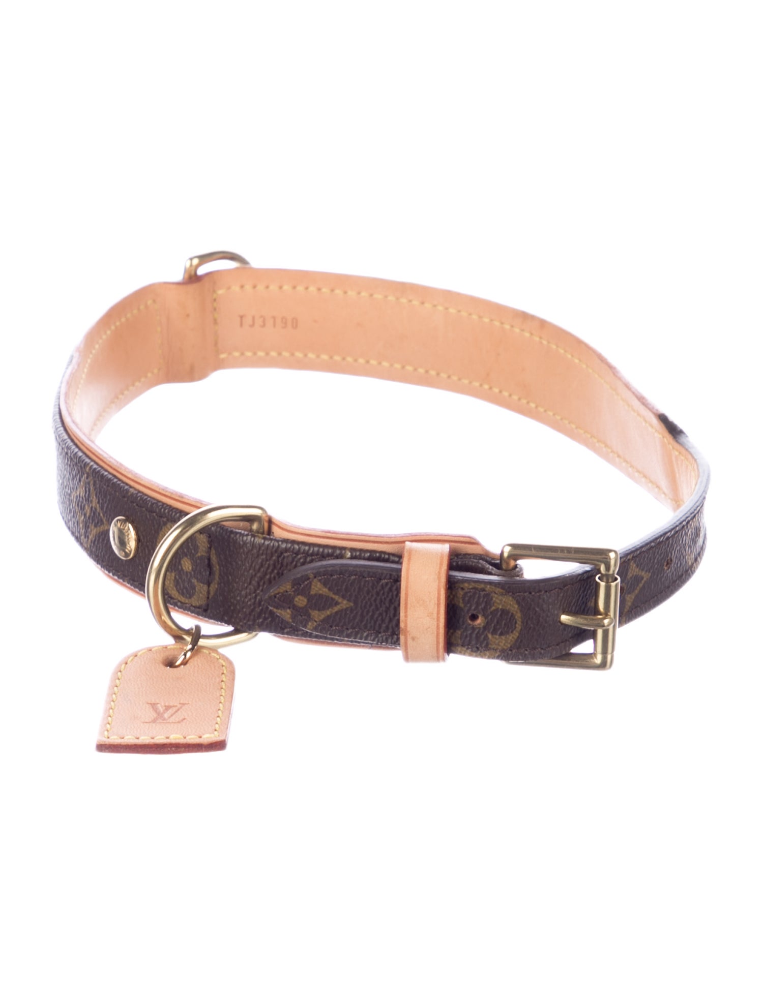 Louis Vuitton Monogram Baxter Dog Collar