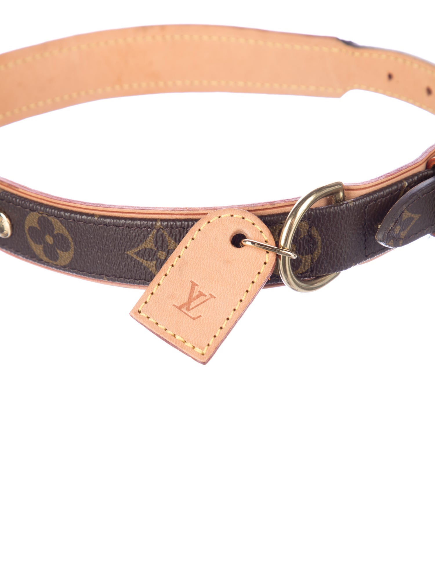 Louis Vuitton Monogram Baxter Dog Collar