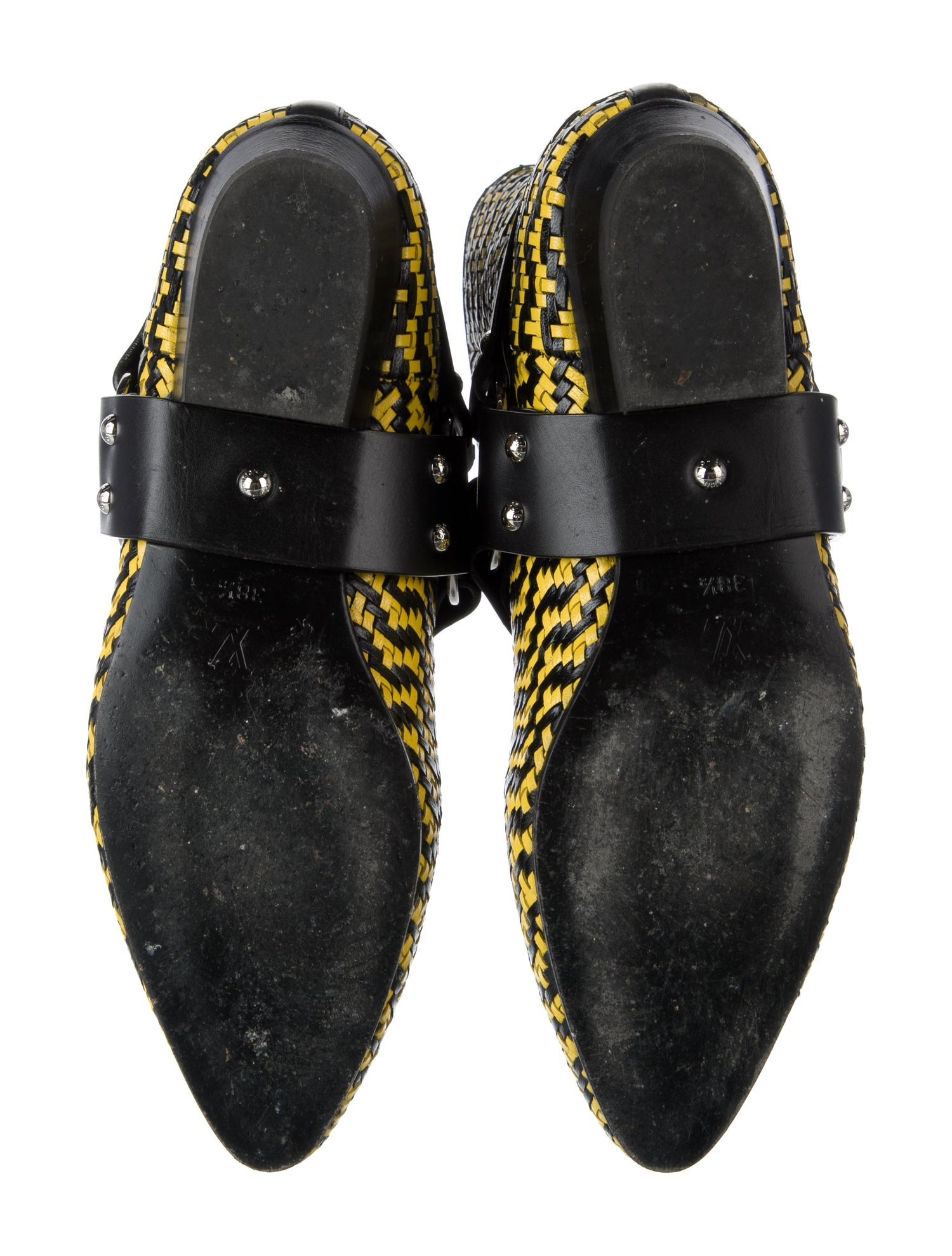 Louis Vuitton Leather Striped Boots